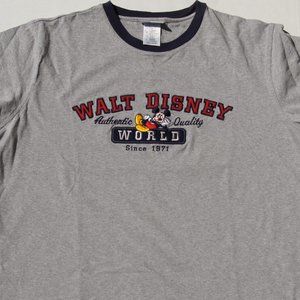 VTG Walt Disney World Embroidered T-Shirt Size XL